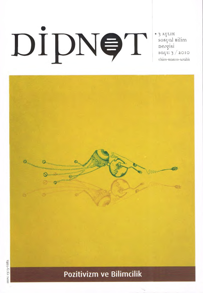 Dipnot Sayı 03: Pozitivizm ve Bilimcilik PDF İndir