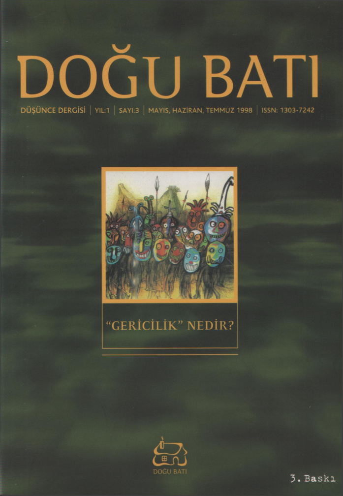 Doğu Batı Sayı 03: Gericilik (Duplicate) PDF İndir