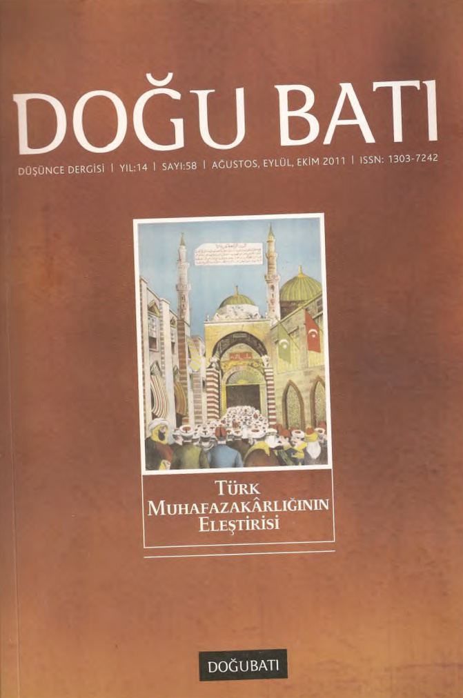 Doğu Batı Sayı 058: Türk Muhafazakarlığının Eleştirisi (Duplicate) PDF İndir