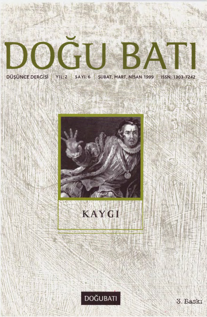 Doğu Batı Sayı 06: Kaygı PDF İndir