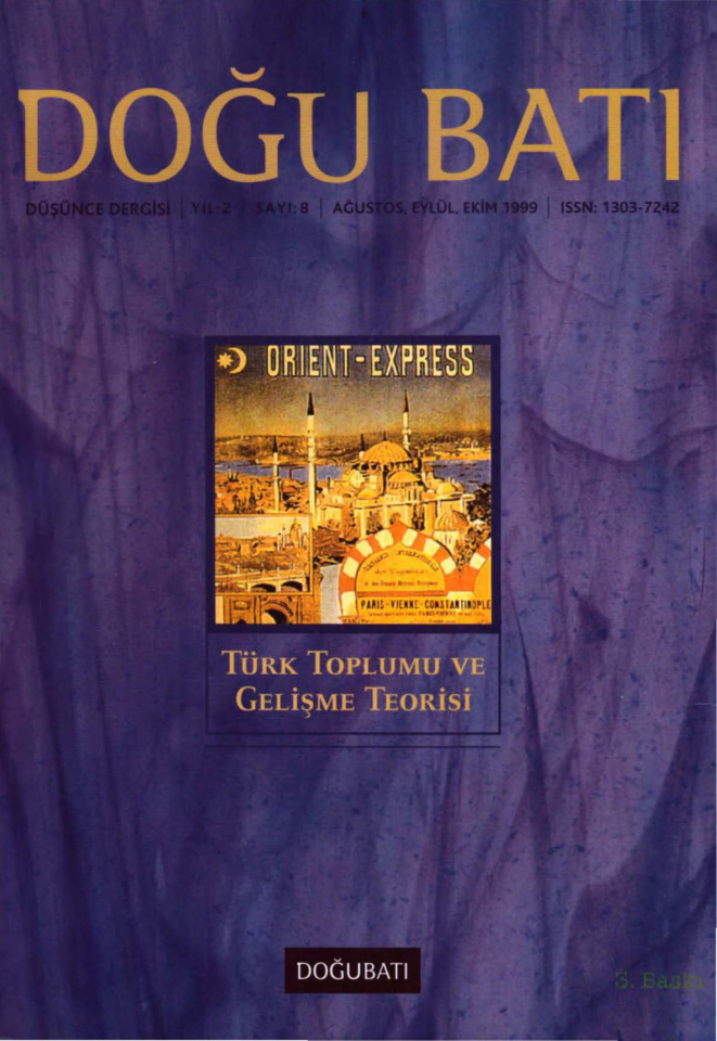 Doğu Batı Sayı 08: Türk Toplumu ve Gelişme Teorisi (Duplicate) PDF İndir – Kolektif