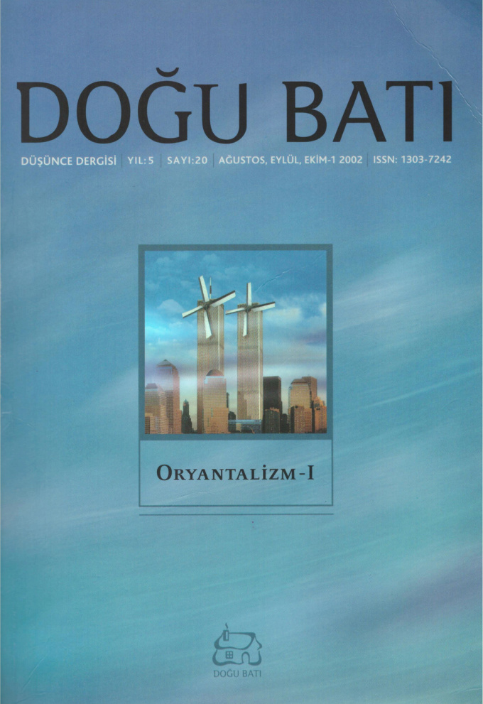 Doğu Batı Sayı 20: Oryantalizm I (Duplicate) PDF İndir – Kolektif