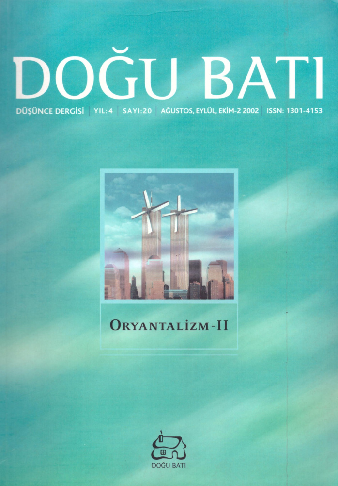 Doğu Batı Sayı 20: Oryantalizm II (Duplicate) PDF İndir – Kolektif