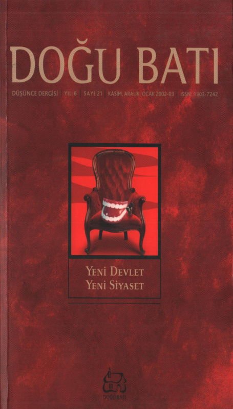 Doğu Batı Sayı 21: Yeni Devlet Yeni Siyaset PDF İndir