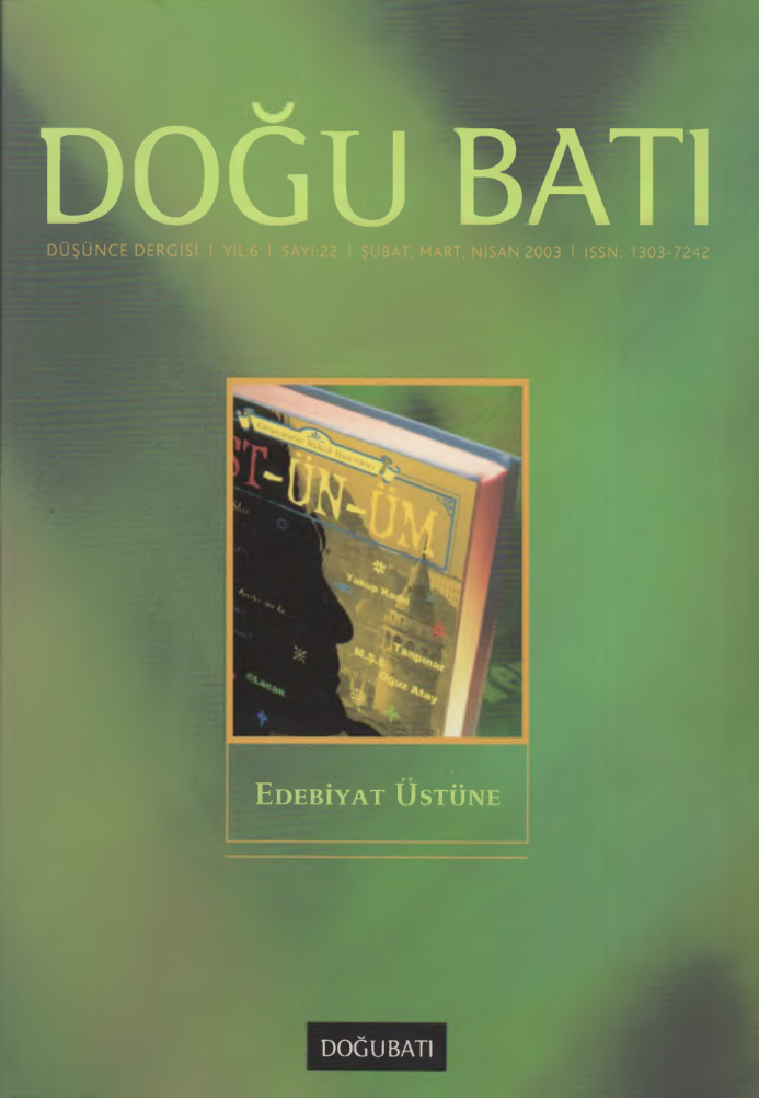 Doğu Batı Sayı 22: Edebiyat Üstüne (Duplicate) PDF İndir