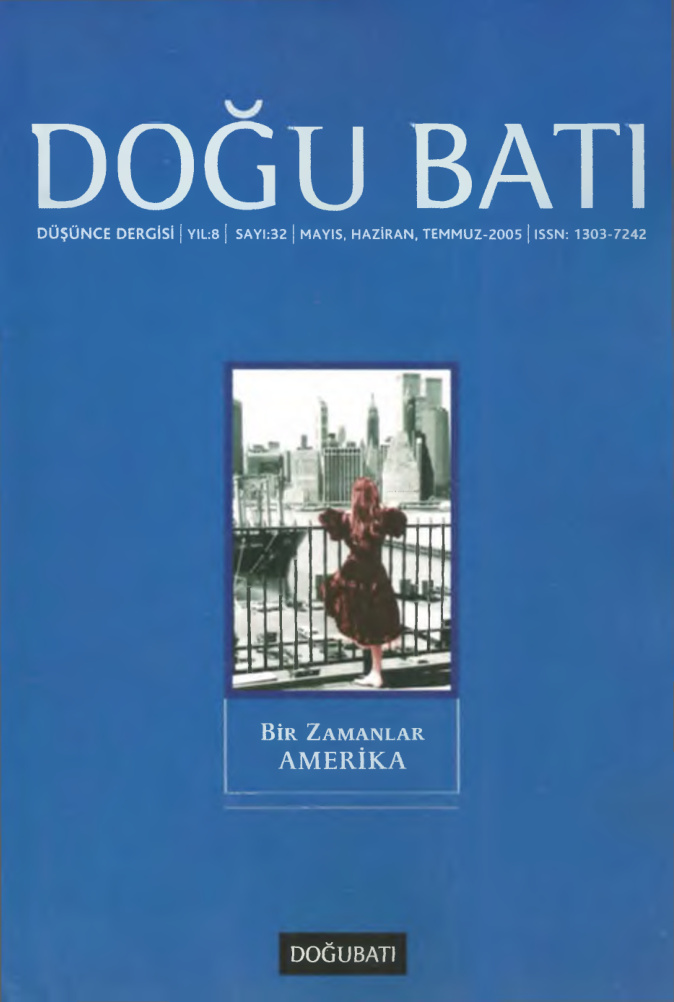 Doğu Batı Sayı 32: Bir Zamanlar Amerika PDF İndir
