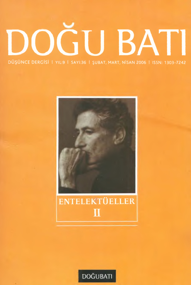 Doğu Batı Sayı 36: Entelektüeller II PDF İndir – Kolektif
