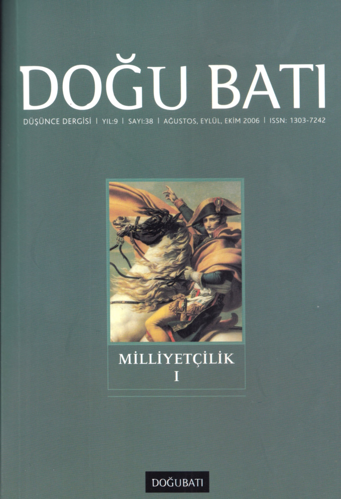 Doğu Batı Sayı 38: Milliyetçilik I (Duplicate) PDF İndir – Kolektif