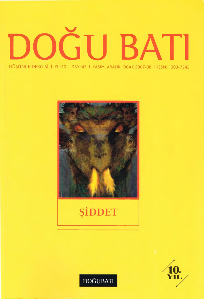 Doğu Batı Sayı 43: Şiddet (Duplicate) PDF İndir – Kolektif