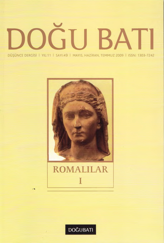 Doğu Batı Sayı 49: Romalılar I (Duplicate) PDF İndir – Kolektif