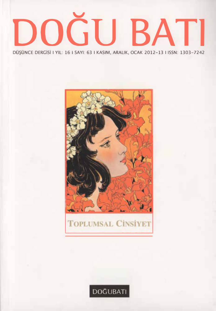 Doğu Batı Sayı 63: Toplumsal Cinsiyet I (Duplicate) PDF İndir – Kolektif