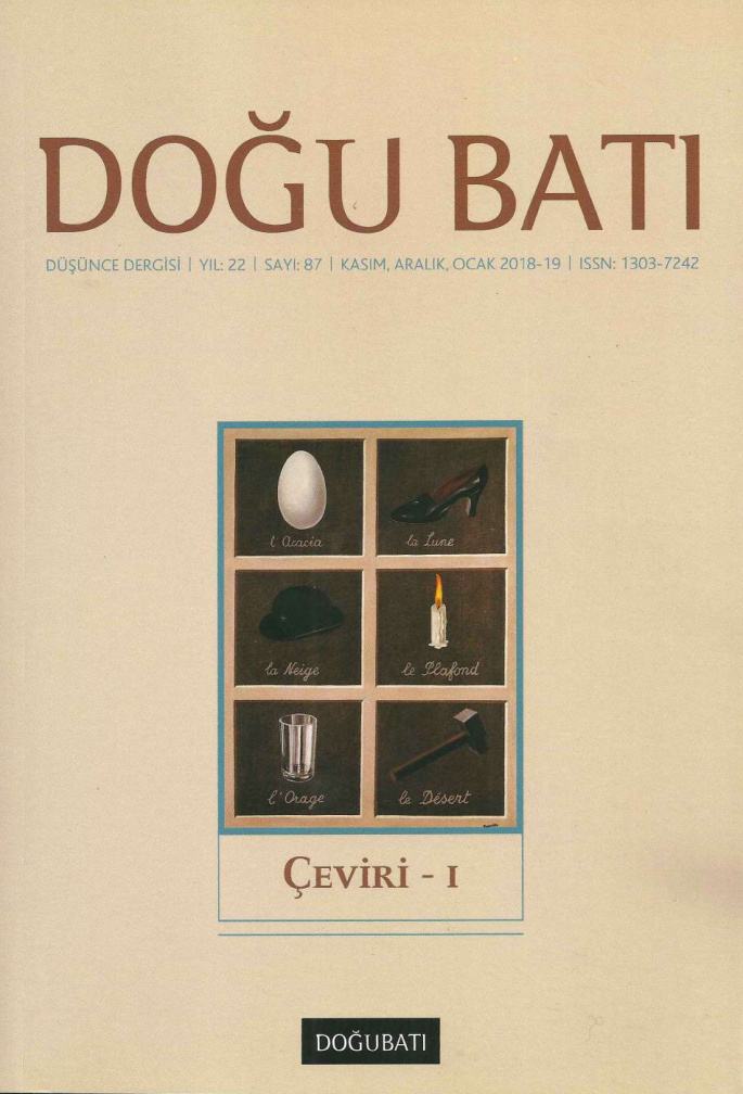 Doğu Batı Sayı 87: Çeviri I PDF İndir