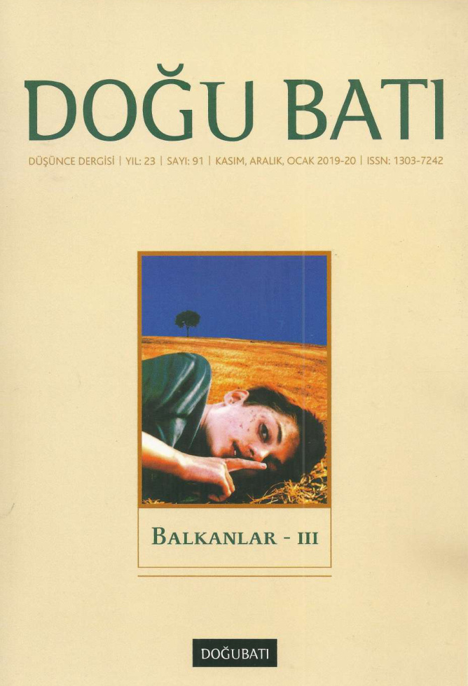 Doğu Batı Sayı 91: Balkanlar III PDF İndir