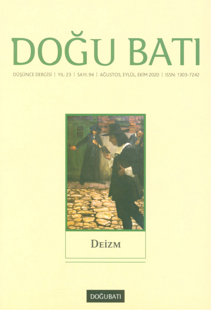 Doğu Batı Sayı 94: Deizm PDF İndir – Kolektif