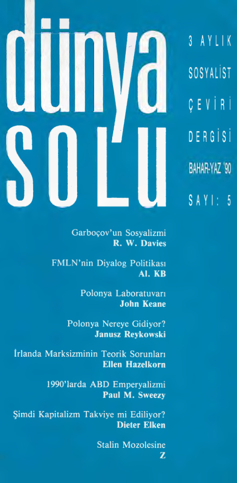 Dünya Solu: 3 Aylık Sosyalist Çeviri Dergisi Sayı 005 PDF İndir