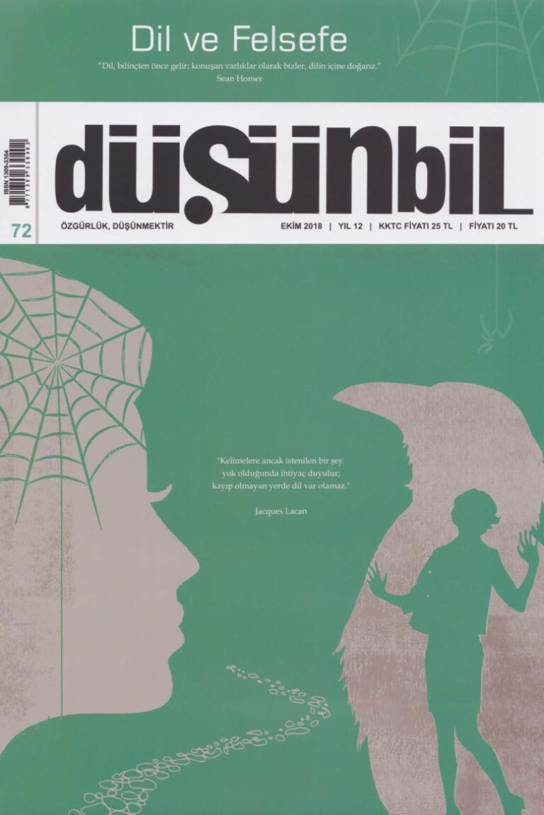 Düşünbil 072 Ekim 2018 Dil Felsefesi Kitap Kapağı