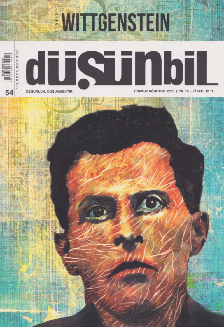 Düşünbil Sayı 054 Temmuz Ağustos 2016 Ludwig Wittgenstein Kitap Kapağı