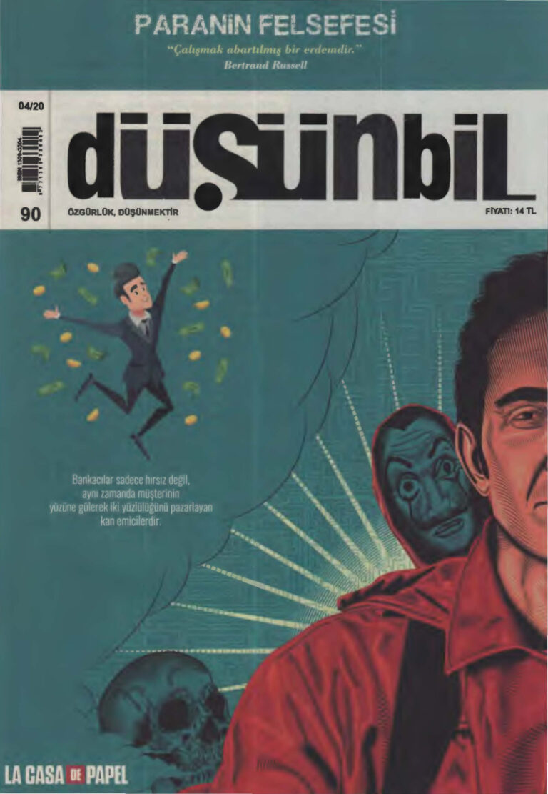 Düşünbil Sayı 090 Nisan 2020 Paranın Felsefesi Kitap Kapağı