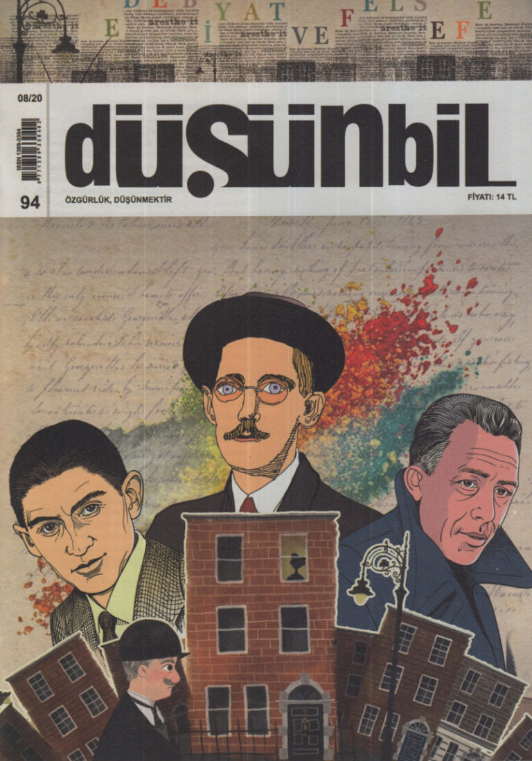 Düşünbil Sayı 094 Ağustos 2020 Edebiyat Kitap Kapağı