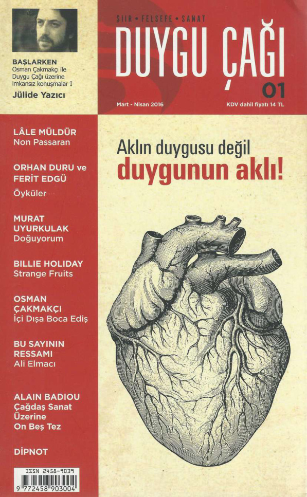 Duygu Çağı Dergisi Sayı 01 PDF İndir