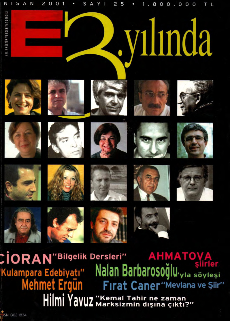 E Sayı 025 Nisan 2001 PDF İndir – E Dergi