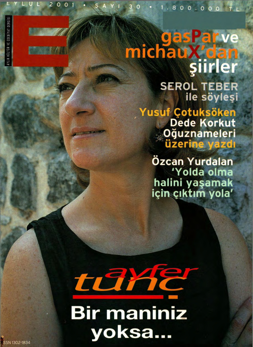 E Sayı 030 Eylül 2001 PDF İndir – E Dergi