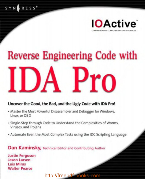 ENG REVERSE ENGİNEERİNG CODE WİTH IDAPRO PDF İndir – Bilinmiyor