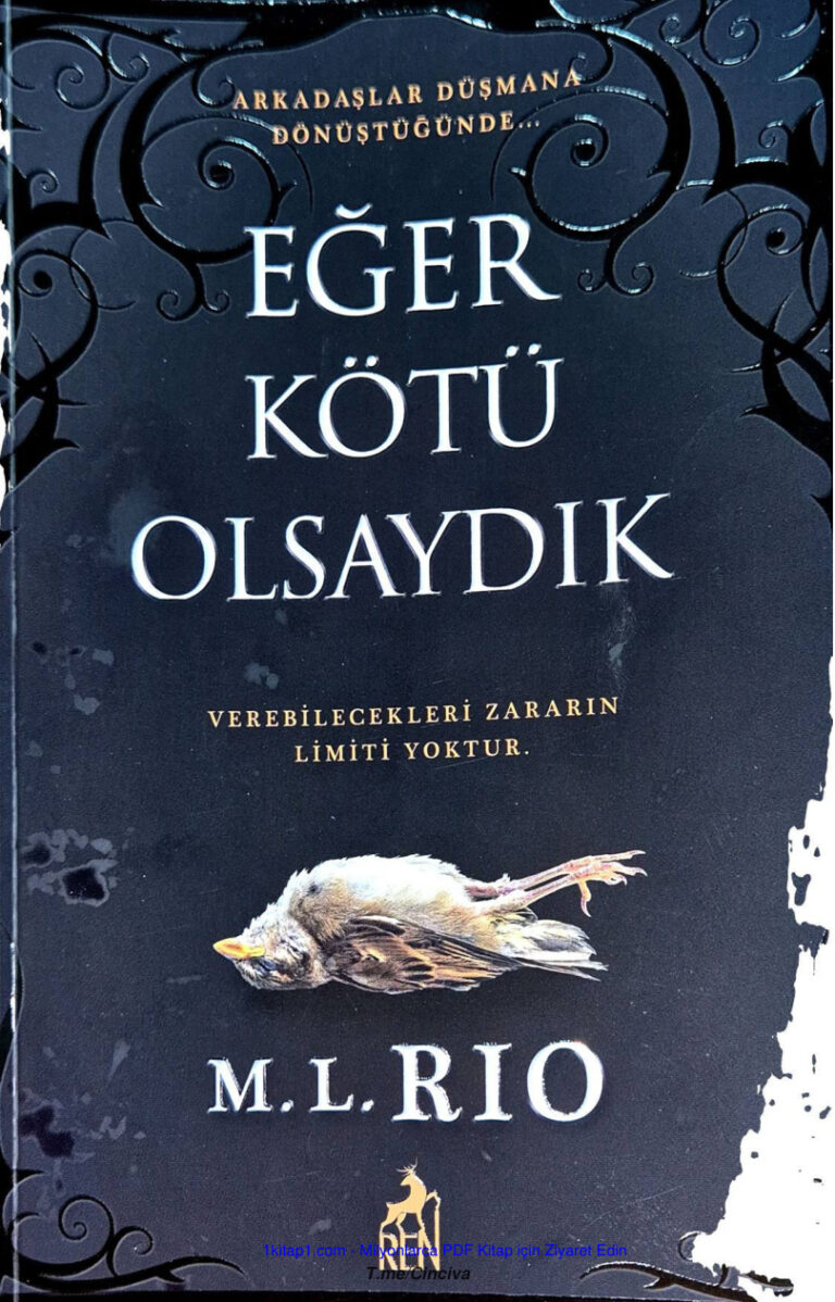 Eğer Kötü Olsaydık M L Rio Kitap Kapağı
