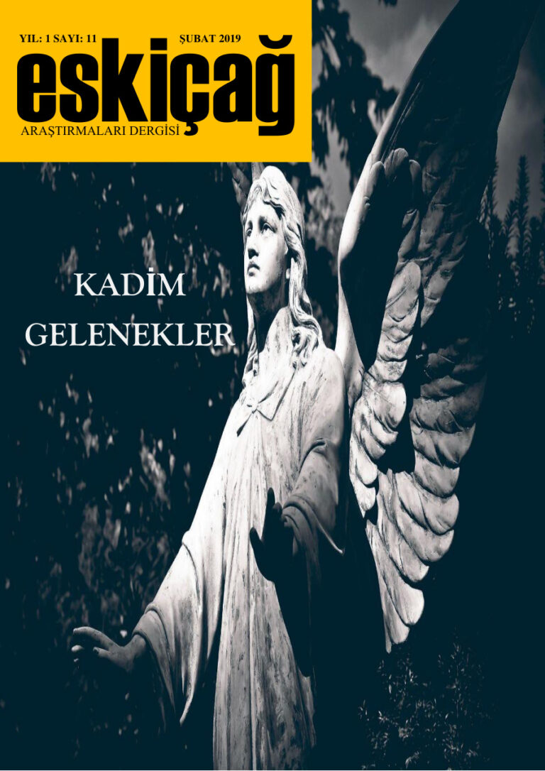 Eskiçağ Araştırmaları Dergisi Sayı 11 Kitap Kapağı