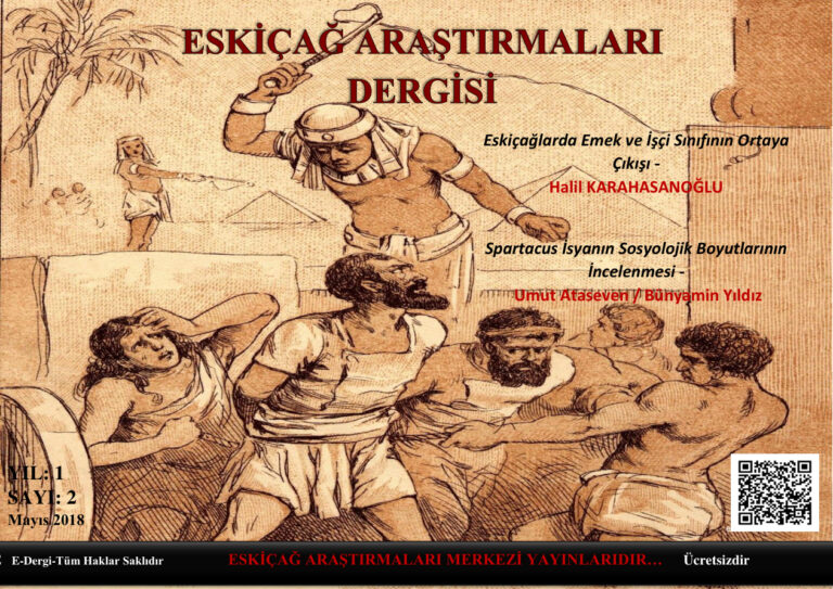 Eskiçağ Araştırmaları Dergisi Sayı 2 Kitap Kapağı