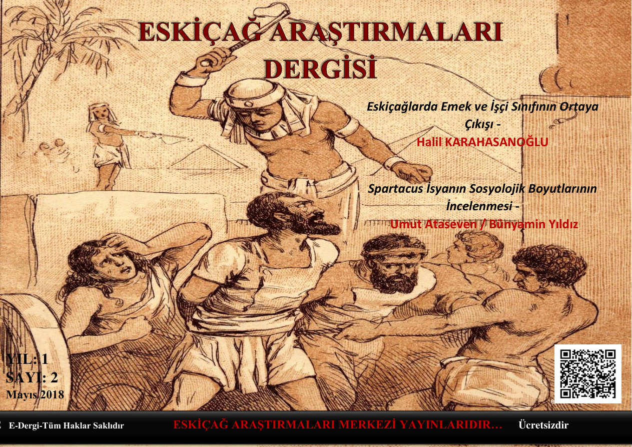 Eskiçağ Araştırmaları Dergisi Sayı 2 PDF İndir – Eskiçağ Araştırmaları Dergisi
