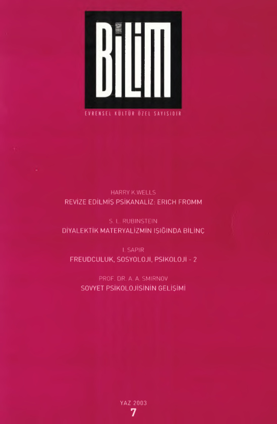 Evrensel Bilim 07 Yaz 2003 PDF İndir - Editör Kurulu 1 Evrensel Bilim 07 Yaz 2003 PDF İndir