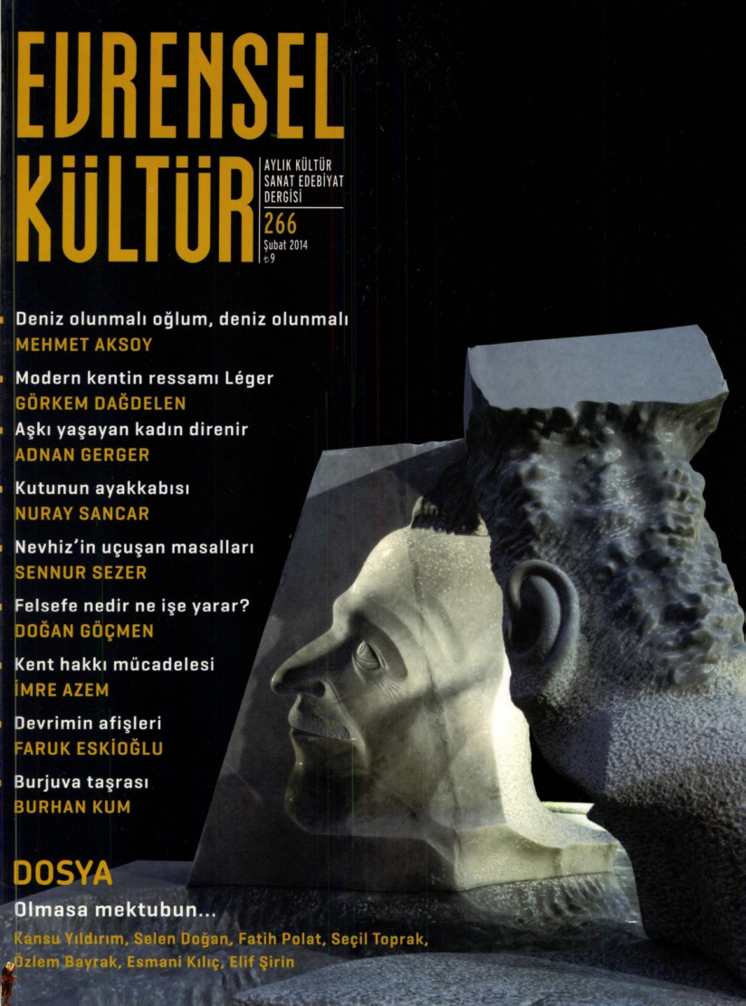 Evrensel Kültür Sayı 266 Şubat 2014 PDF İndir – Editör Kurulu