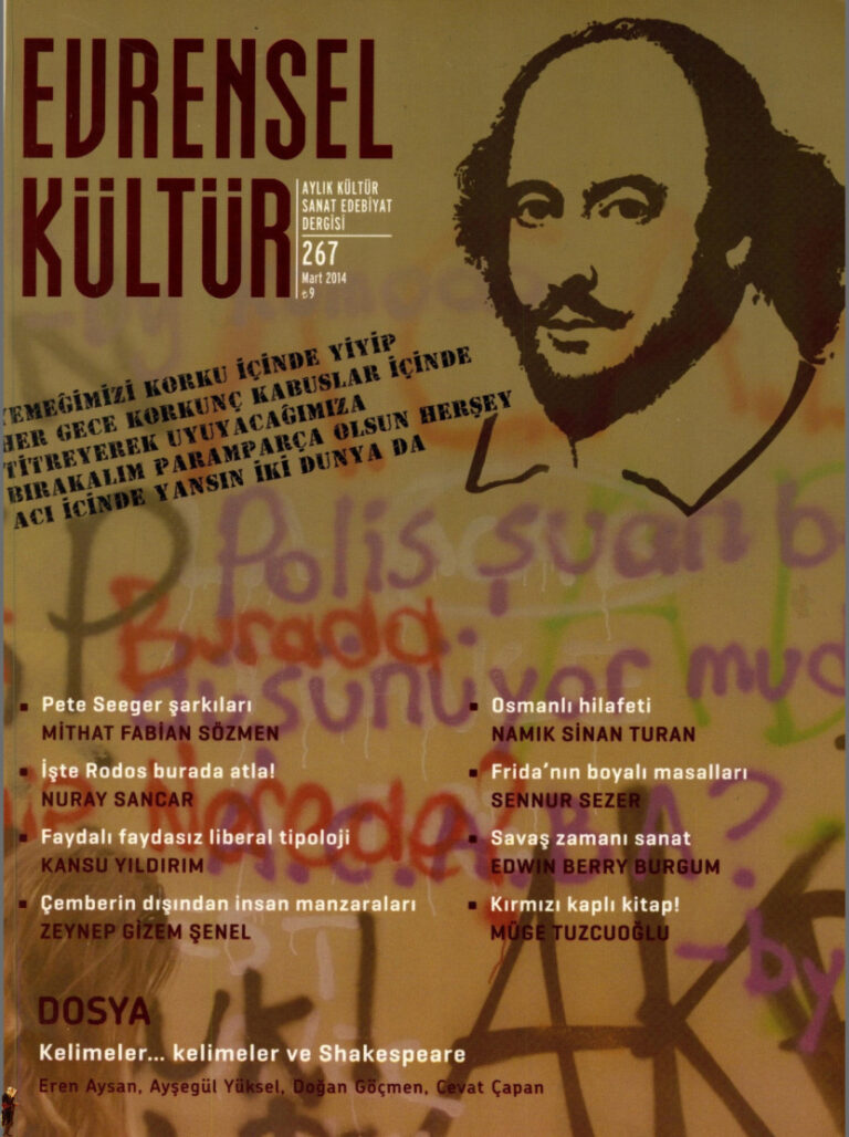 Evrensel Kültür Sayı 267 Mart 2014 Kitap Kapağı