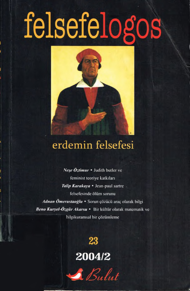 Felsefelogos Sayı 023 Erdemin Felsefesi Ağustos 2004 PDF İndir