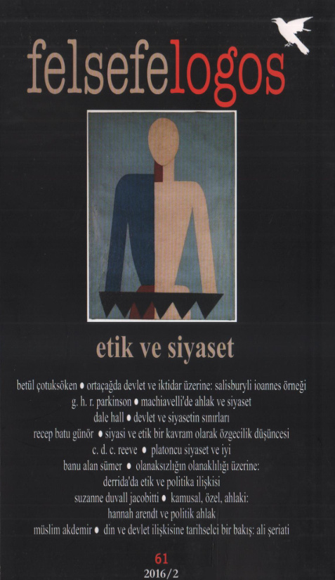 Felsefelogos Sayı 061 Etik ve Siyaset 2016 2 PDF İndir
