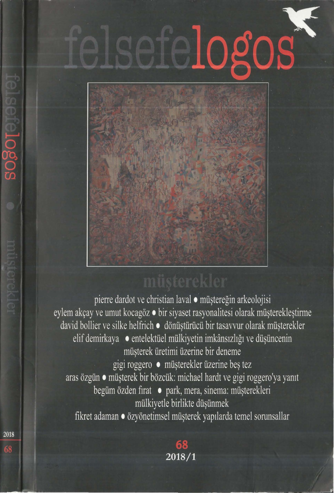 Felsefelogos Sayı 068 Müşterekler Ocak 2018 PDF İndir