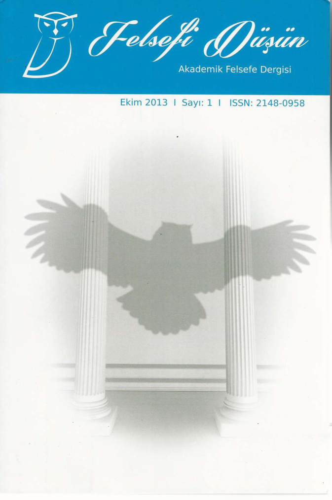 Felsefi Düşün Sayı 01 David Hume PDF İndir – Editör Kurulu