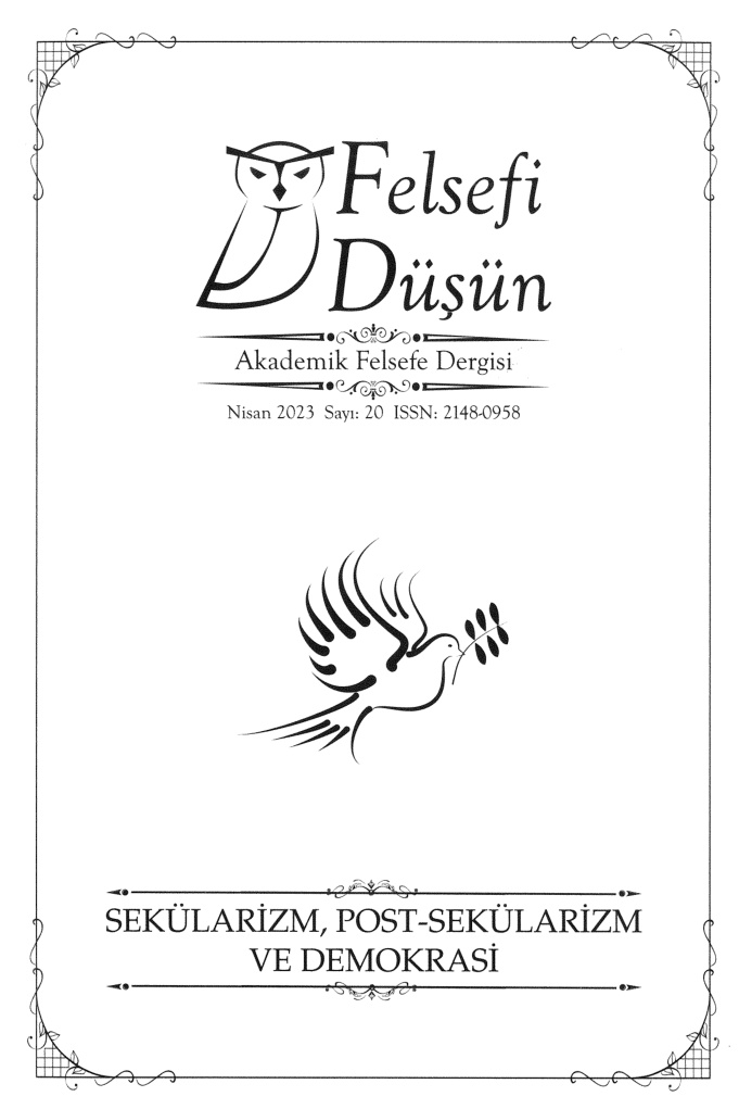 Felsefi Düşün Sayı 20 Sekülarizm Post Sekülarizm ve Demokrasi PDF İndir - Editör Kurulu 1 Felsefi Düşün Sayı 20 Sekülarizm Post Sekülarizm ve Demokrasi PDF İndir