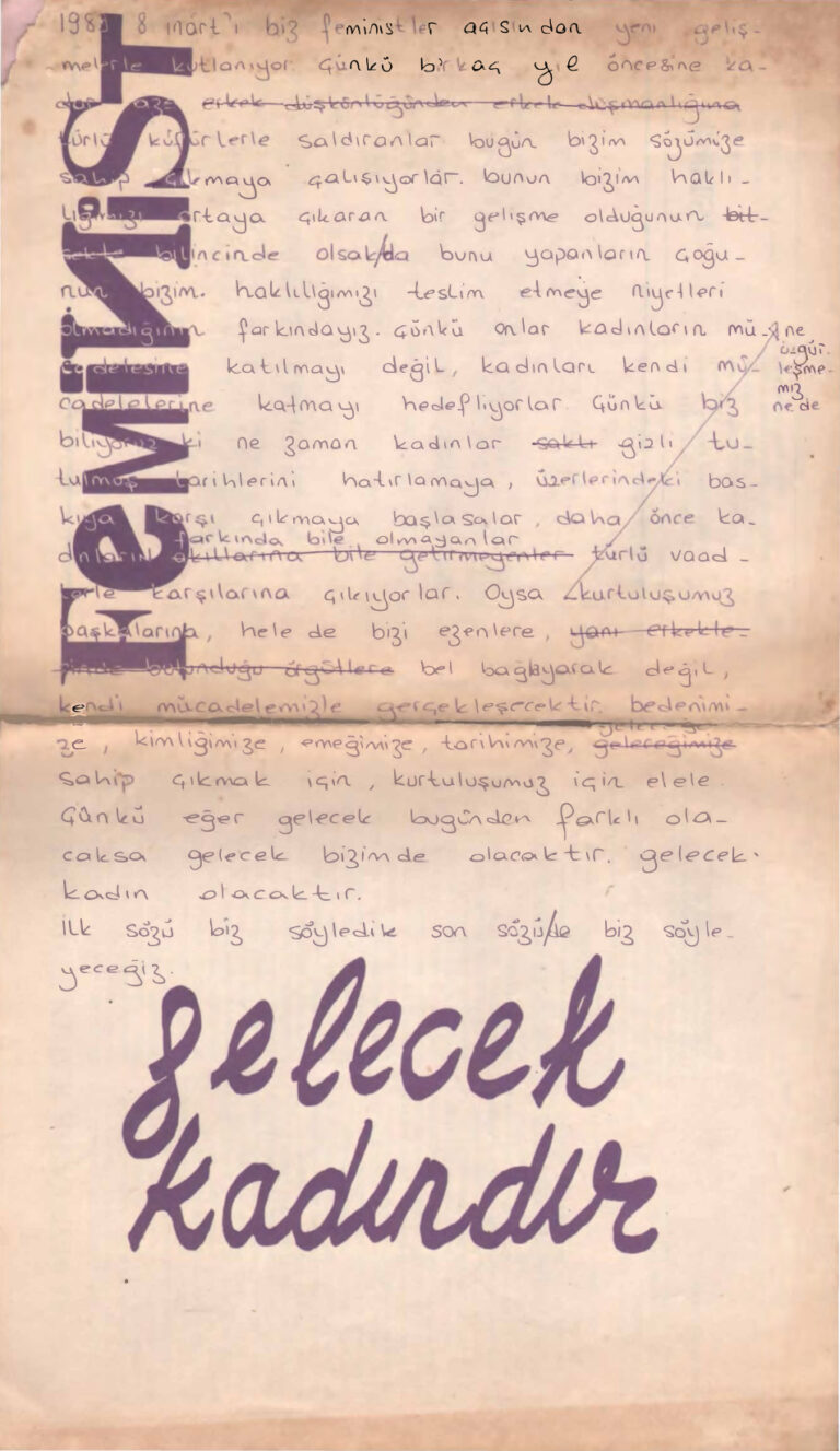 Feminist Sayı 05 Kitap Kapağı