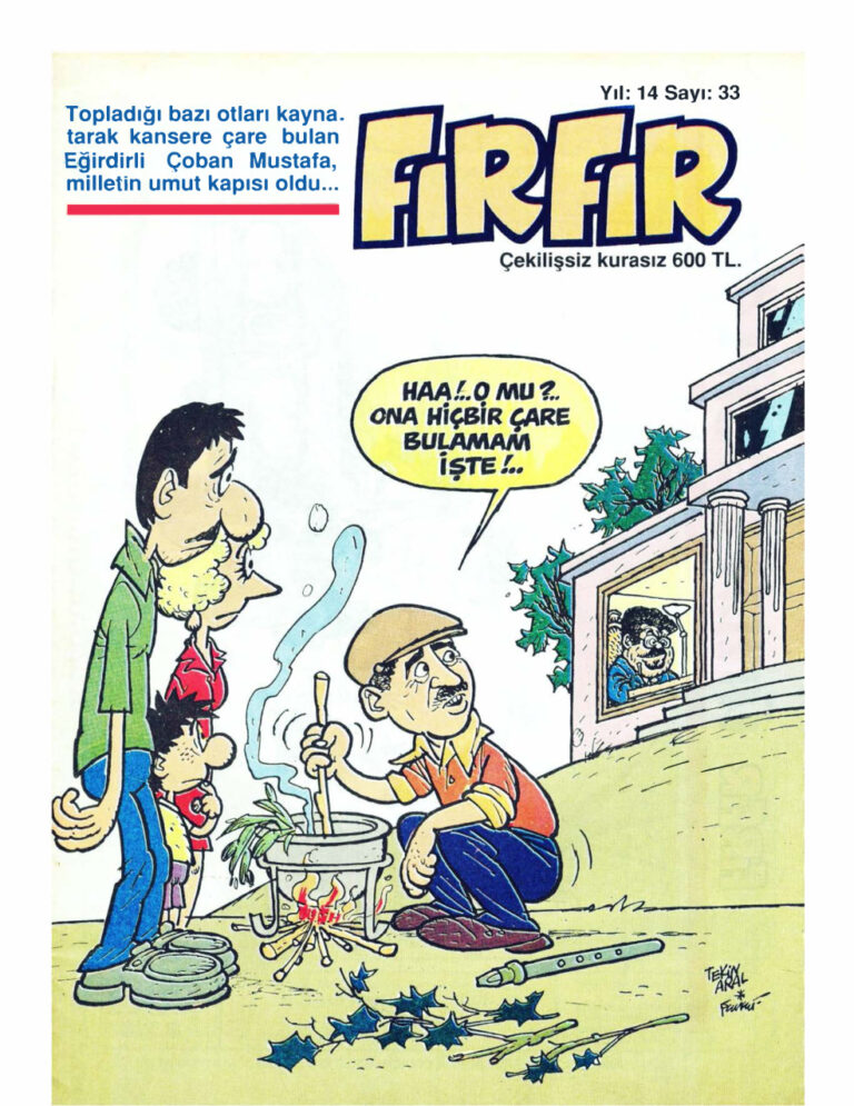 FırFır Sayı 033 Kitap Kapağı