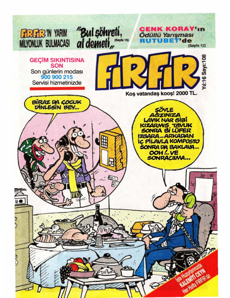 FırFır Sayı 108 Kitap Kapağı