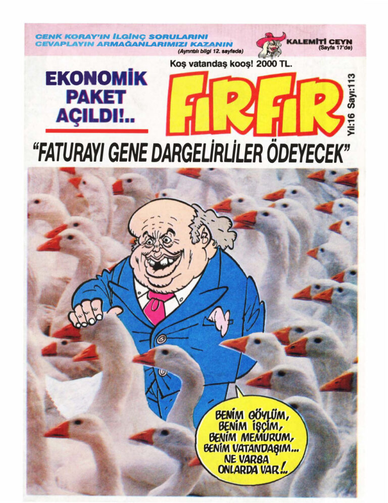 FırFır Sayı 113 Kitap Kapağı
