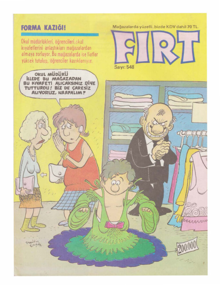 Fırt 1986 548 Kitap Kapağı