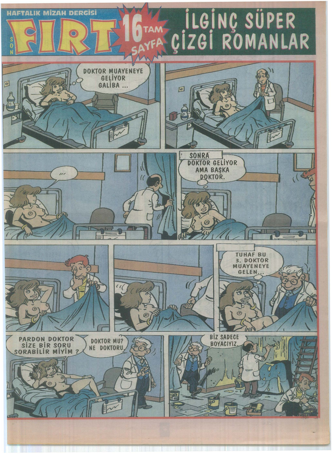 Fırt Çizgi öyküler (14) PDF İndir – Fırt Dergisi