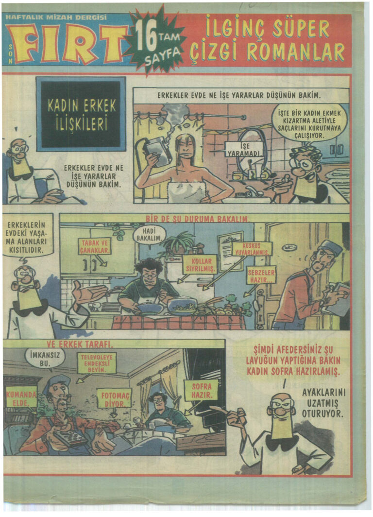 Fırt Çizgi öyküler Kitap Kapağı