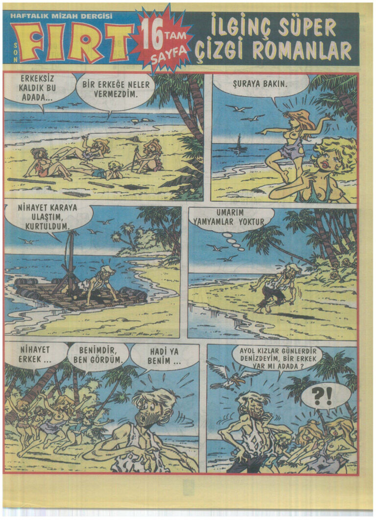 Fırt Çizgi öyküler Kitap Kapağı