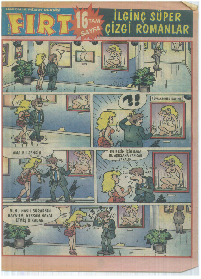 Fırt Çizgi öyküler Kitap Kapağı