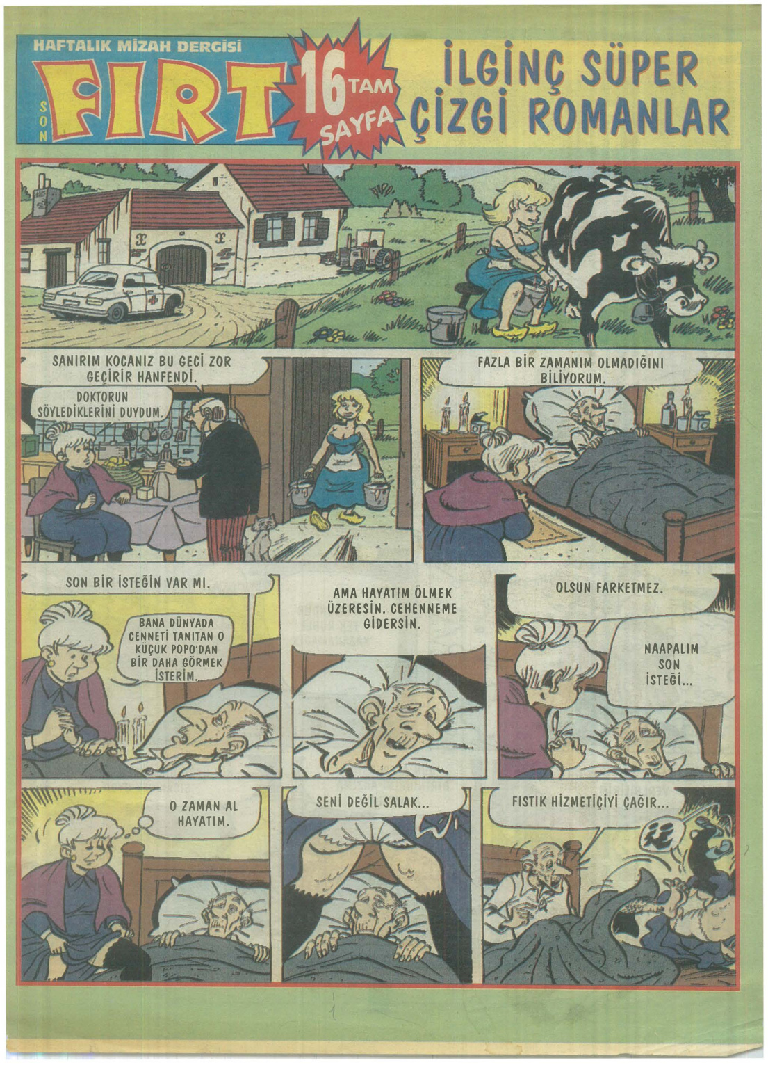 Fırt Çizgi öyküler (25) PDF İndir – Fırt Dergisi