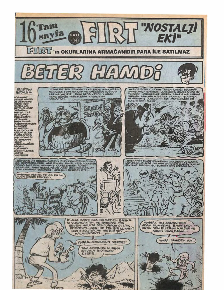 Fırt Nostalji Eki Sayı Kitap Kapağı